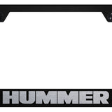 Hummer Stainless Steel Frame - Laser Etched Black