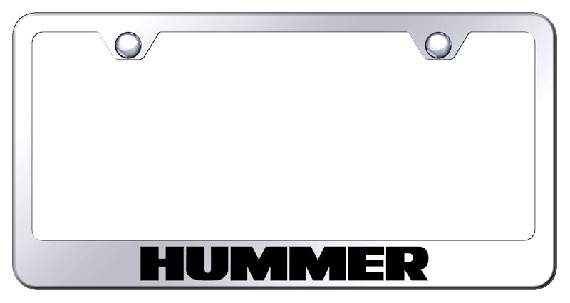 Hummer Stainless Steel Frame - Laser Etched Mirrored