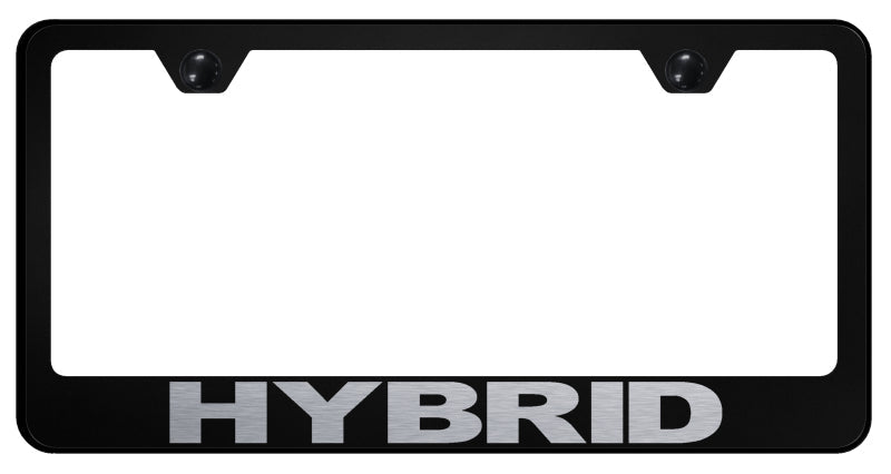 Hybrid Stainless Steel Frame - Laser Etched Black