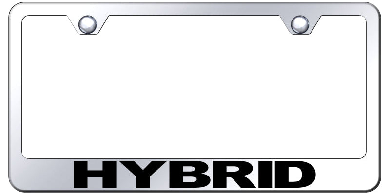 Hybrid Stainless Steel Frame - Laser Etched Mirrored