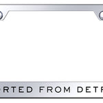 Imported From Detroit Stainless Frame - Etched Mirrored