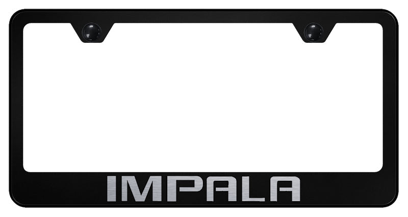 Impala Stainless Steel Frame - Laser Etched Black