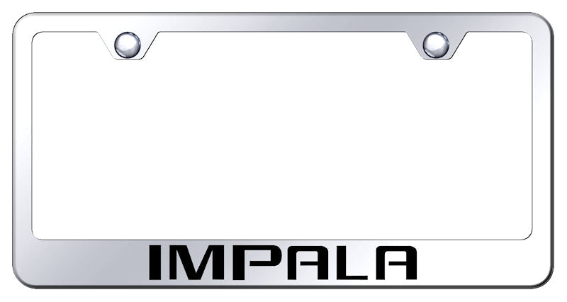 Impala Stainless Steel Frame - Laser Etched Mirrored