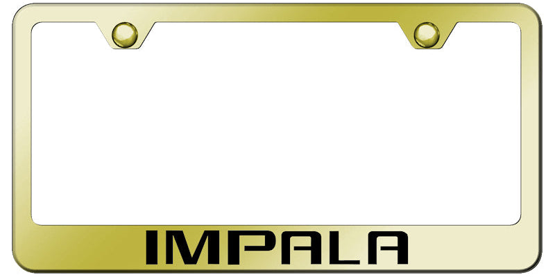 Impala Stainless Steel Frame - Laser Etched Gold