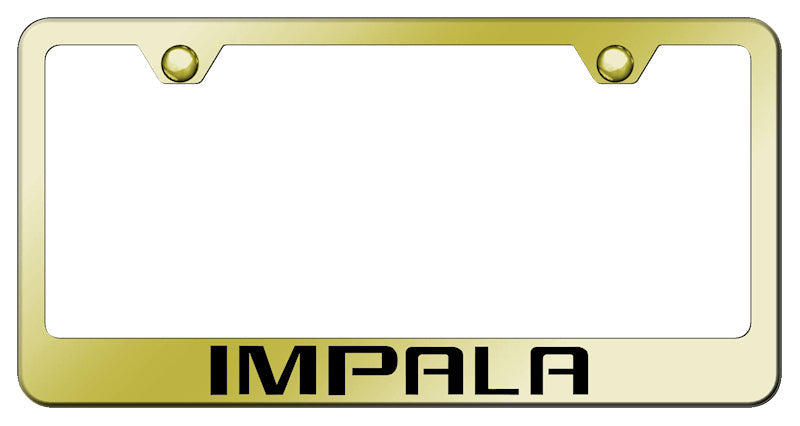 Impala Stainless Steel Frame - Laser Etched Gold