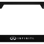 Infiniti Stainless Steel Frame - Laser Etched Black