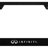 Infiniti Stainless Steel Frame - Laser Etched Black