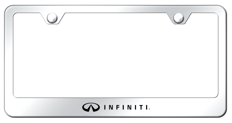 Infiniti Stainless Steel Frame - Laser Etched Mirrored