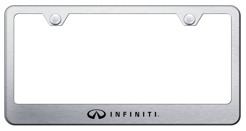 Infiniti Stainless Steel Frame - Laser Etched Brushed