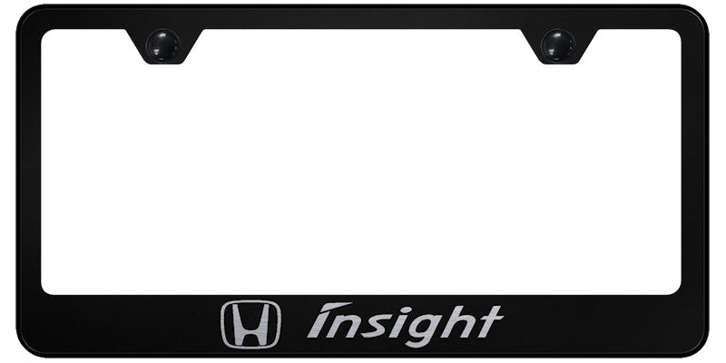 Insight Stainless Steel Frame - Laser Etched Black