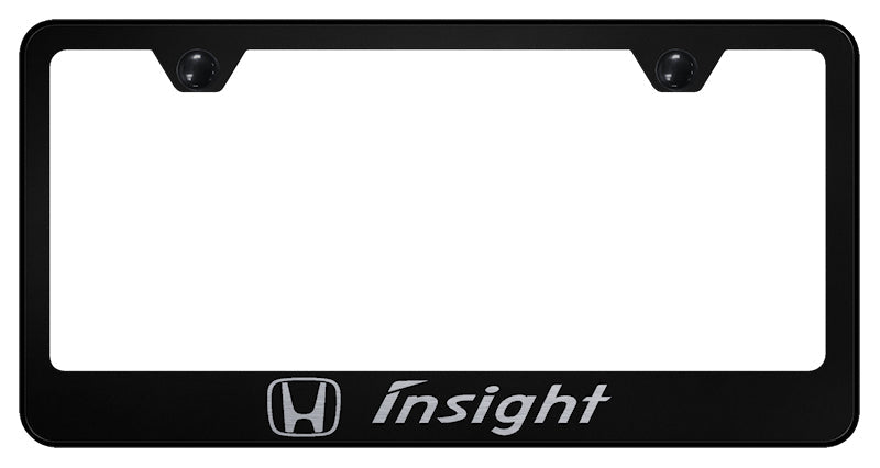 Insight Stainless Steel Frame - Laser Etched Black