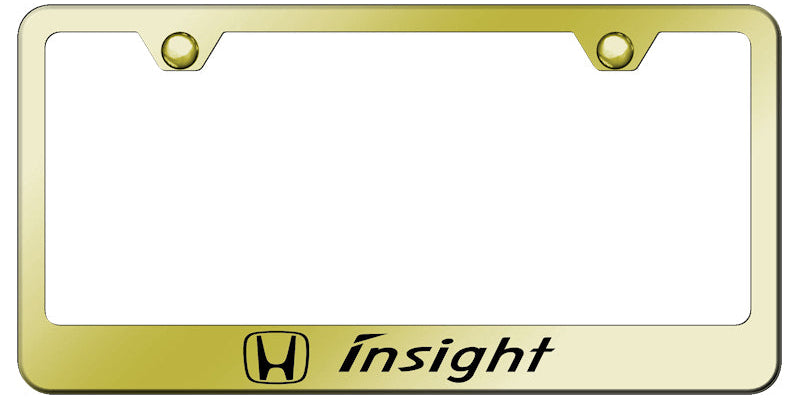 Insight Stainless Steel Frame - Laser Etched Gold