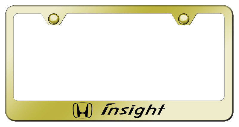 Insight Stainless Steel Frame - Laser Etched Gold