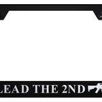 I Plead the Second Stainless Steel Frame - Etched Black