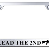 I Plead the Second Stainless Steel Frame - Etched Mirrored