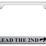 I Plead the Second Stainless Steel Frame - Etched Brushed