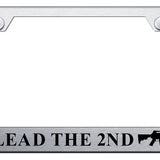 I Plead the Second Stainless Steel Frame - Etched Brushed