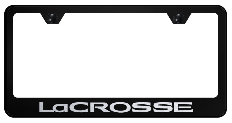 LaCrosse Stainless Steel Frame - Laser Etched Black