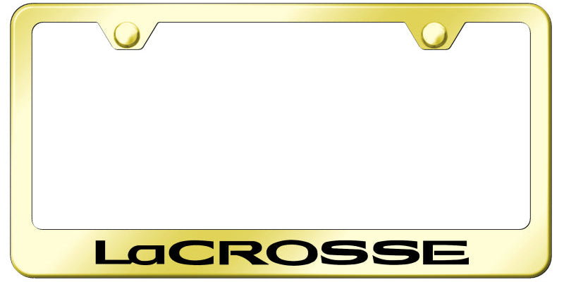 LaCrosse Stainless Steel Frame - Laser Etched Gold