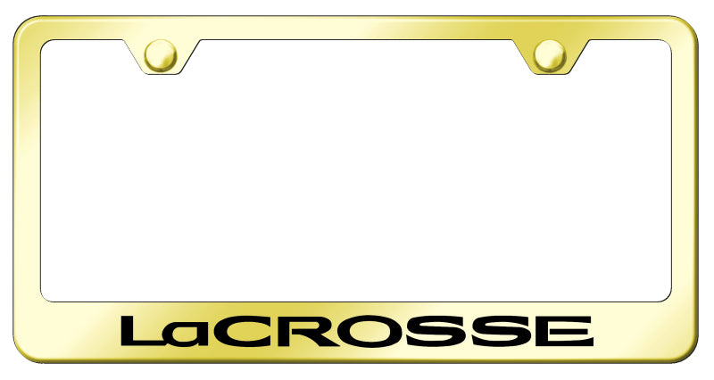 LaCrosse Stainless Steel Frame - Laser Etched Gold