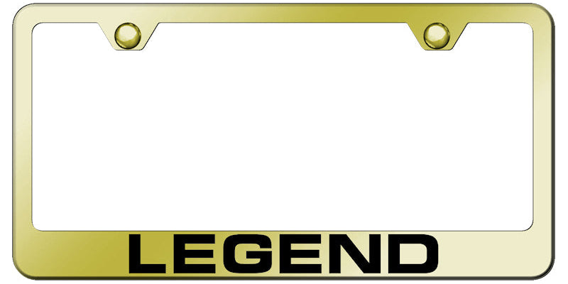 Legend Stainless Steel Frame - Laser Etched Gold