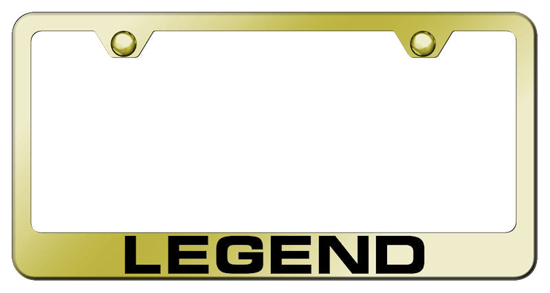 Legend Stainless Steel Frame - Laser Etched Gold