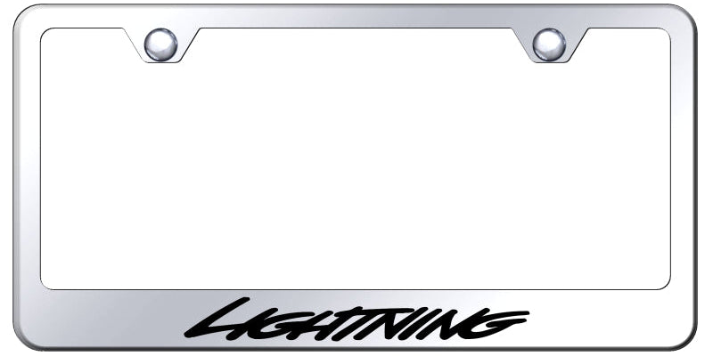 Lightning Stainless Steel Frame - Laser Etched Mirrored