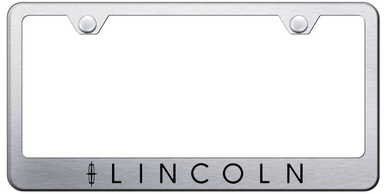 Lincoln Stainless Steel Frame - Laser Etched Brushed