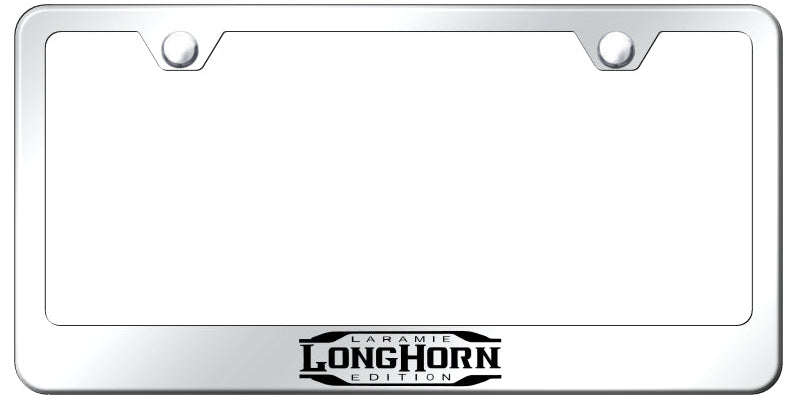 Longhorn Laramie Stainless Steel Frame - Etched Mirrored