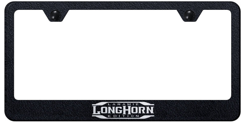 Longhorn Laramie Stainless Steel Frame - Etched Rugged Black