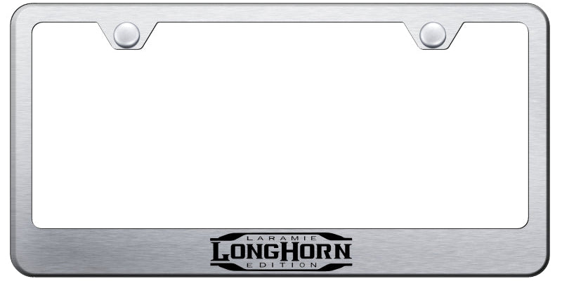 Longhorn Laramie Stainless Steel Frame - Etched Brushed