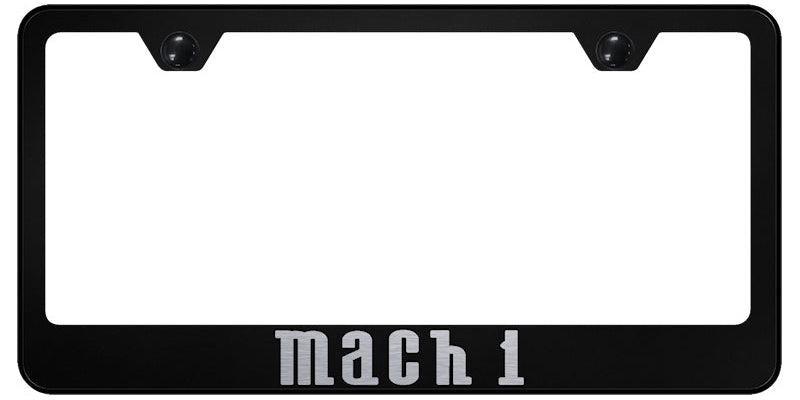 Mach 1 Stainless Steel Frame - Laser Etched Black