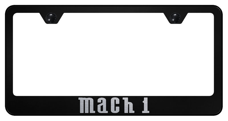 Mach 1 Stainless Steel Frame - Laser Etched Black