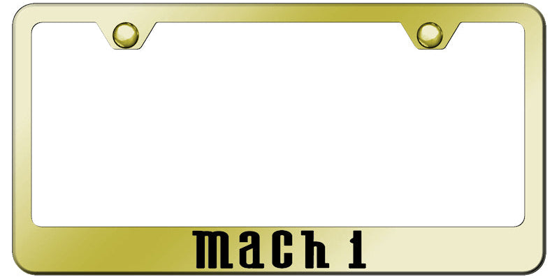 Mach 1 Stainless Steel Frame - Laser Etched Gold