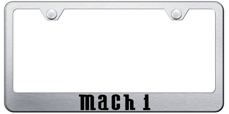 Mach 1 Stainless Steel Frame - Laser Etched Brushed