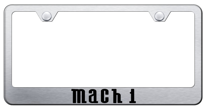 Mach 1 Stainless Steel Frame - Laser Etched Brushed