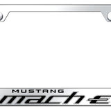 Mach-E Stainless Steel Frame - Laser Etched Mirrored
