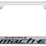 Mach-E Stainless Steel Frame - Laser Etched Brushed