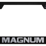 Magnum Stainless Steel Frame - Laser Etched Black