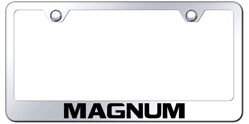 Magnum Stainless Steel Frame - Laser Etched Mirrored