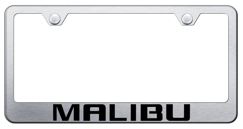 Malibu Stainless Steel Frame - Laser Etched Brushed