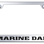 Marine Dad Stainless Steel Frame - Laser Etched Mirrored