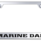 Marine Dad Stainless Steel Frame - Laser Etched Mirrored