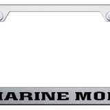 Marine Mom Stainless Steel Frame - Laser Etched Brushed