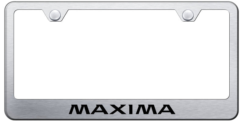 Maxima Stainless Steel Frame - Laser Etched Brushed