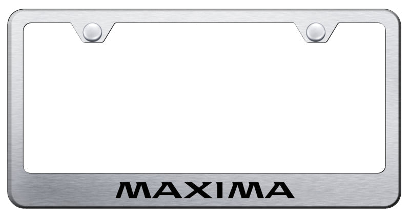 Maxima Stainless Steel Frame - Laser Etched Brushed