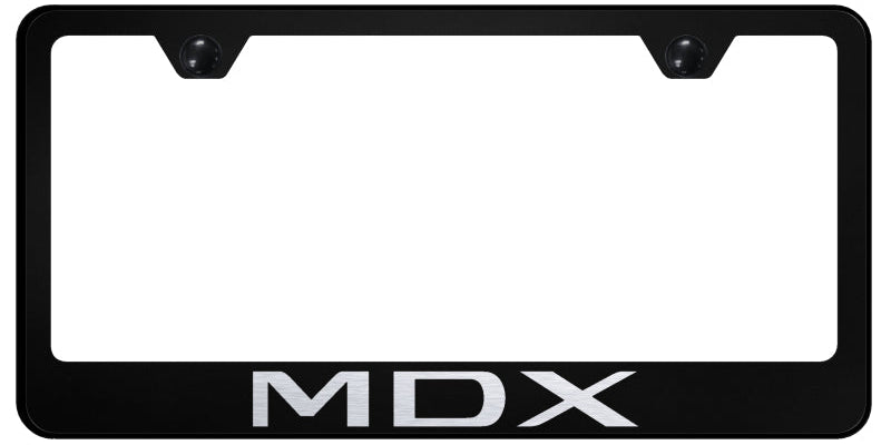 MDX Stainless Steel Frame - Laser Etched Black