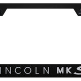 MKS Stainless Steel Frame - Laser Etched Black