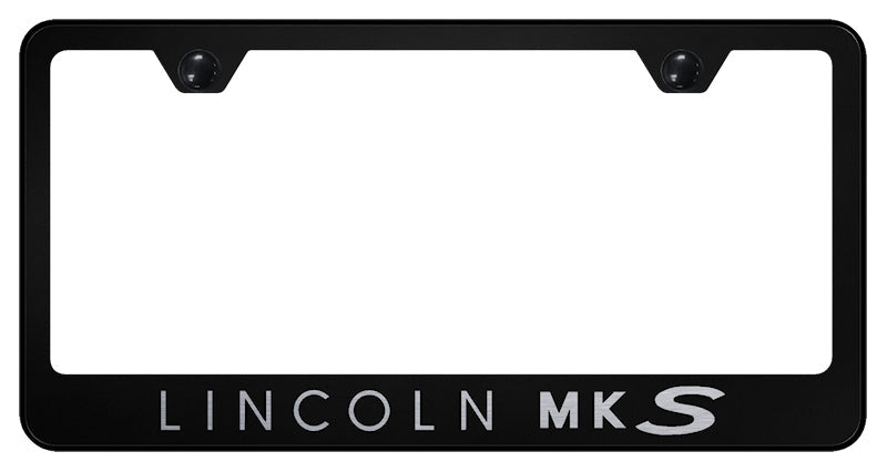 MKS Stainless Steel Frame - Laser Etched Black