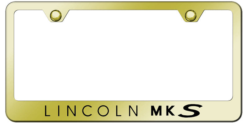 MKS Stainless Steel Frame - Laser Etched Gold